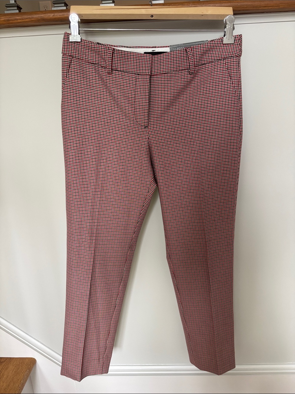 Talbots Houndstooth straight ankle pants new with tags
